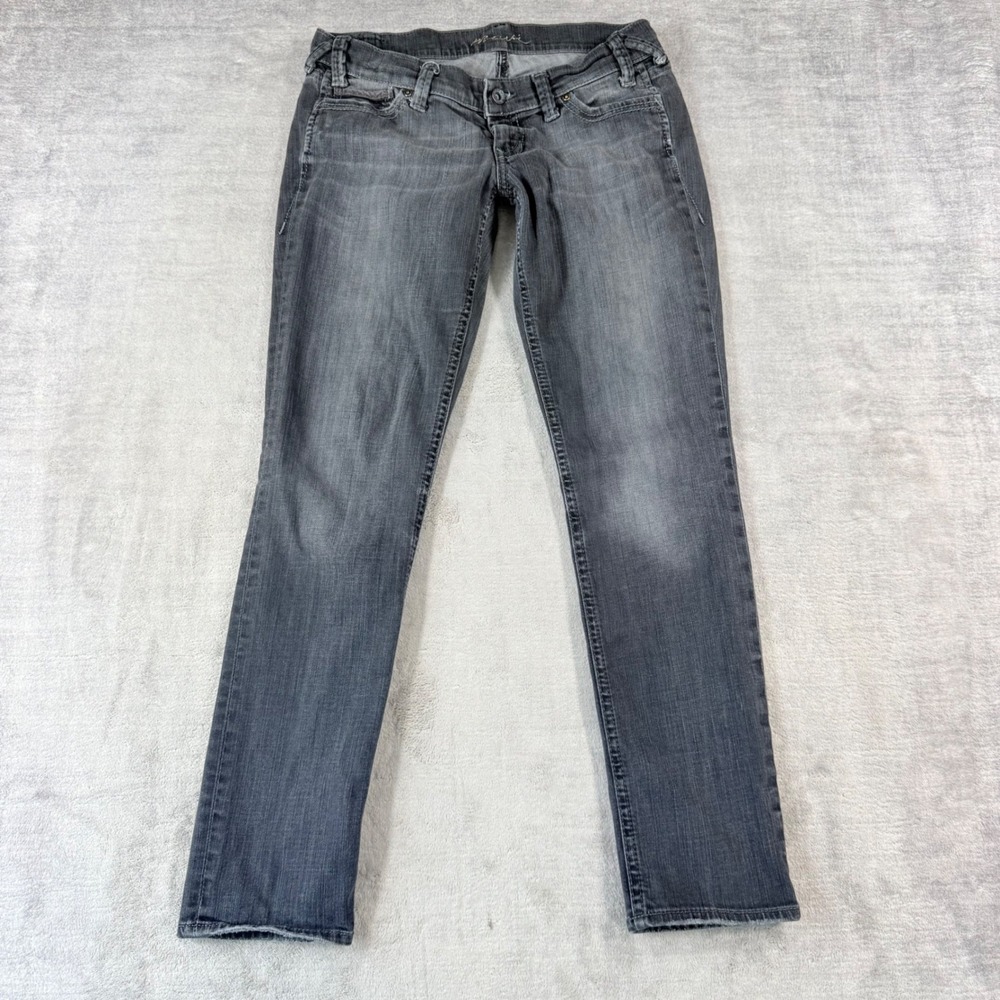 Mavi Jeans Womens 28x30 Gray Faded Y2K Low Rise Lindy Skinny Stretch Denim